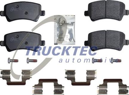 Trucktec Automotive 22.35.127 - Kit pastiglie freno, Freno a disco autozon.pro