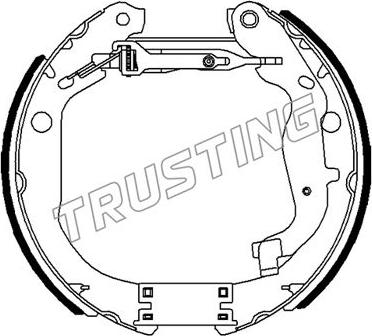 Trusting 6491 - Kit ganasce freno autozon.pro