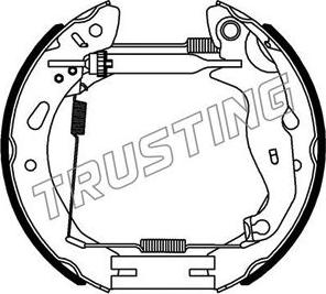 Trusting 6442 - Kit ganasce freno autozon.pro