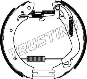 Trusting 6454 - Kit ganasce freno autozon.pro