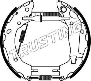 Trusting 6457 - Kit ganasce freno autozon.pro