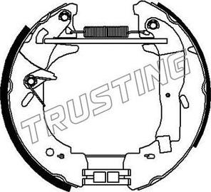 Trusting 6418 - Kit ganasce freno autozon.pro