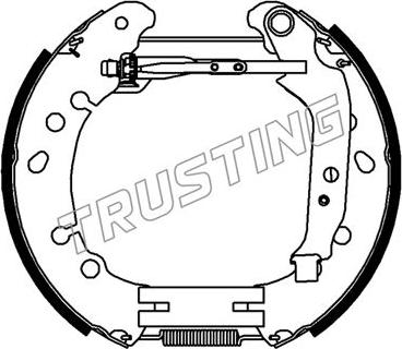 Trusting 6489 - Kit ganasce freno autozon.pro