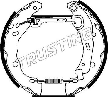 Trusting 6486 - Kit ganasce freno autozon.pro