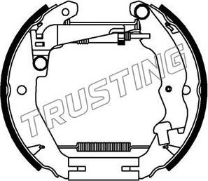 Trusting 6437 - Kit ganasce freno autozon.pro