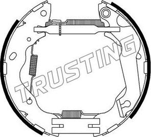 Trusting 6421 - Kit ganasce freno autozon.pro