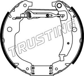 Trusting 6423 - Kit ganasce freno autozon.pro