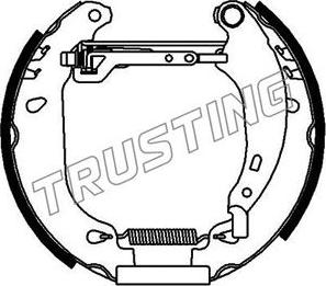 Trusting 6475 - Kit ganasce freno autozon.pro