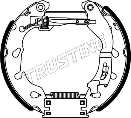 Trusting 6551 - Kit ganasce freno autozon.pro