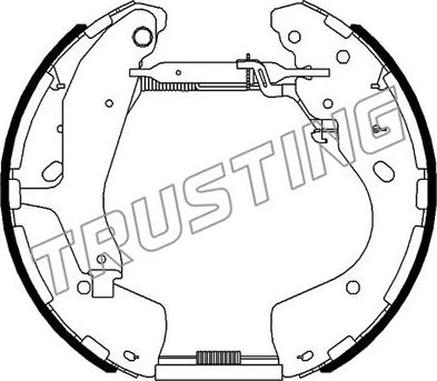 Trusting 6521 - Kit ganasce freno autozon.pro