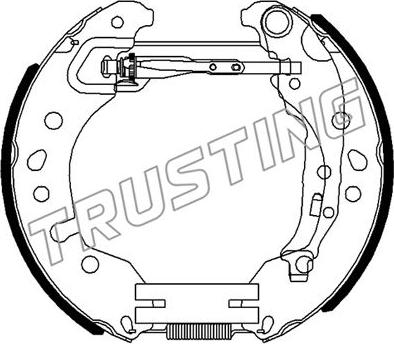 Trusting 6516 - Kit ganasce freno autozon.pro