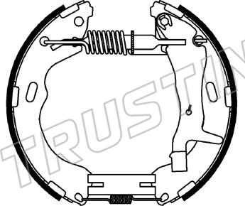 Trusting 6538 - Kit ganasce freno autozon.pro