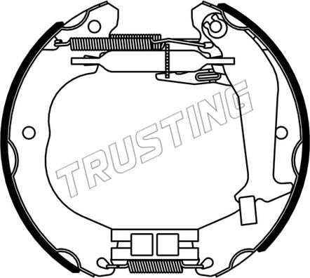 Trusting 6533 - Kit ganasce freno autozon.pro