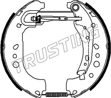 Trusting 6529 - Kit ganasce freno autozon.pro