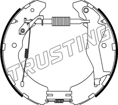 Trusting 6527 - Kit ganasce freno autozon.pro