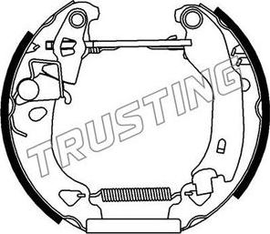 Trusting 6099 - Kit ganasce freno autozon.pro