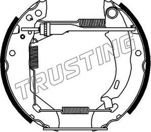 Trusting 6095 - Kit ganasce freno autozon.pro