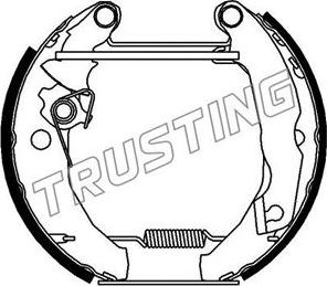 Trusting 6089 - Kit ganasce freno autozon.pro