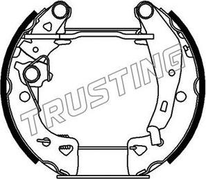 Trusting 6071 - Kit ganasce freno autozon.pro