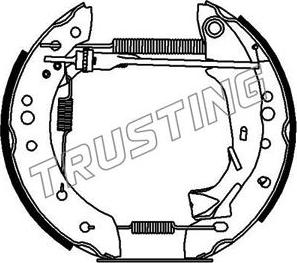 Trusting 6198 - Kit ganasce freno autozon.pro