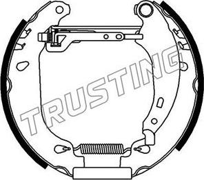 Trusting 6161 - Kit ganasce freno autozon.pro