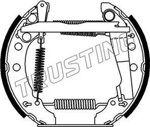 Trusting 612.0 - Kit ganasce freno autozon.pro