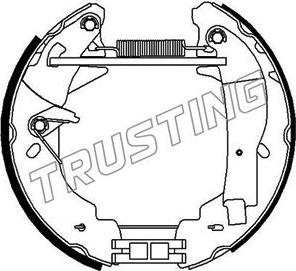 Trusting 6351 - Kit ganasce freno autozon.pro