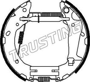 Trusting 636.0 - Kit ganasce freno autozon.pro