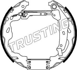 Trusting 6309 - Kit ganasce freno autozon.pro