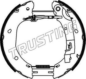 Trusting 6386 - Kit ganasce freno autozon.pro