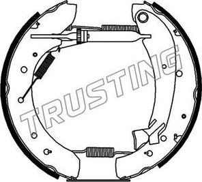 Trusting 6335 - Kit ganasce freno autozon.pro