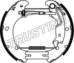 Trusting 6378 - Kit ganasce freno autozon.pro