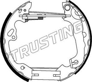 Trusting 6296 - Kit ganasce freno autozon.pro