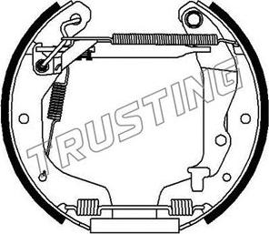 Trusting 6293 - Kit ganasce freno autozon.pro