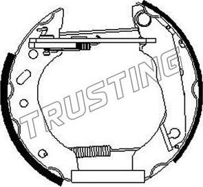 Trusting 6264 - Kit ganasce freno autozon.pro