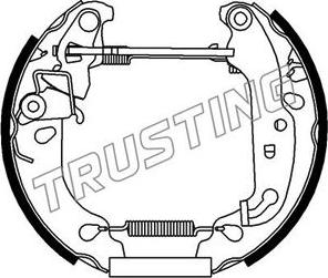 Trusting 6205 - Kit ganasce freno autozon.pro