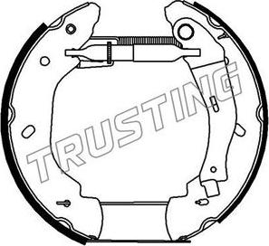 Trusting 6289 - Kit ganasce freno autozon.pro