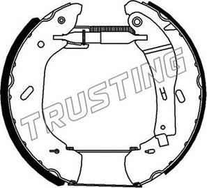 Trusting 6288 - Kit ganasce freno autozon.pro