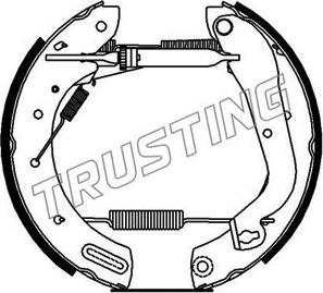 Trusting 622.0 - Kit ganasce freno autozon.pro