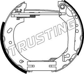 Trusting 6271 - Kit ganasce freno autozon.pro