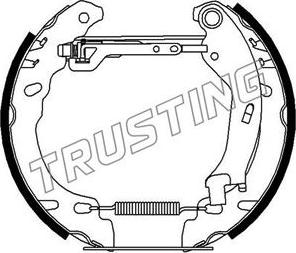 Trusting 6278 - Kit ganasce freno autozon.pro