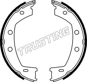 Trusting 092.312 - Kit ganasce, Freno stazionamento autozon.pro