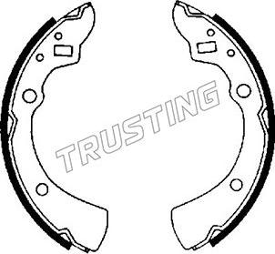 Trusting 049.115 - Kit ganasce freno autozon.pro