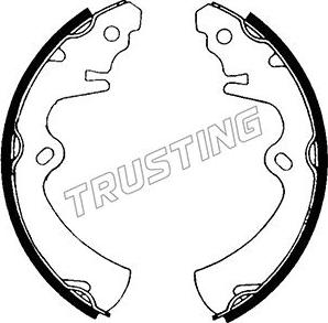 Trusting 049.110 - Kit ganasce freno autozon.pro