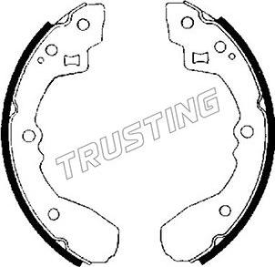 Trusting 049.122 - Kit ganasce freno autozon.pro