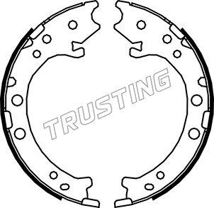 Trusting 044.026 - Kit ganasce, Freno stazionamento autozon.pro