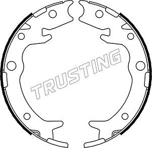 Trusting 044.023 - Kit ganasce, Freno stazionamento autozon.pro