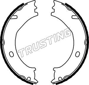 Trusting 045.001 - Kit ganasce, Freno stazionamento autozon.pro