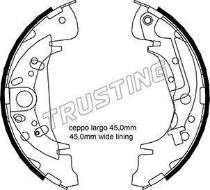 Trusting 046.207Y - Kit ganasce freno autozon.pro