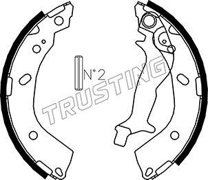 Trusting 046.214 - Kit ganasce freno autozon.pro